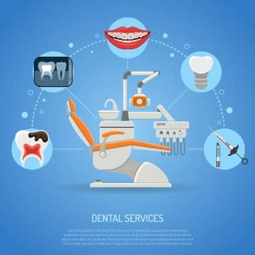 Dental Services Concept Stock Illustration