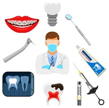Dental Services Concept Stock-Illustration