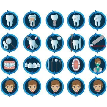 Dental Set Stock-Illustration