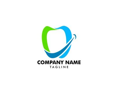 Dental smile logo vector Illustrazione stock