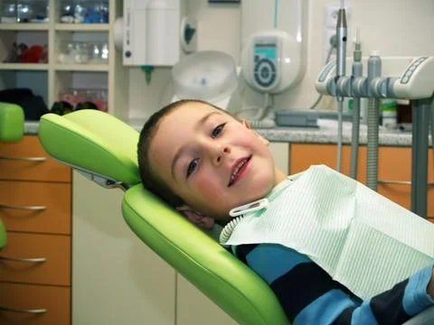 In dental surgery Stock Photos