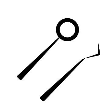 Dental tools icon element of dentistry icon for mobile concept and web apps.  Illustrazione stock