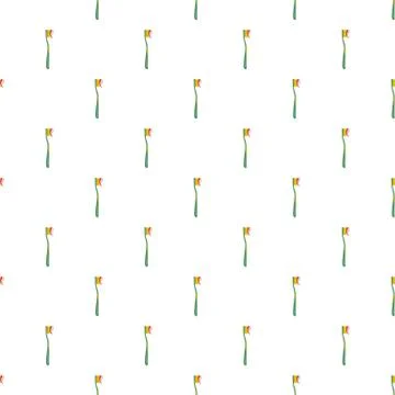 Dental toothbrush pattern seamless vector Stock Illustration