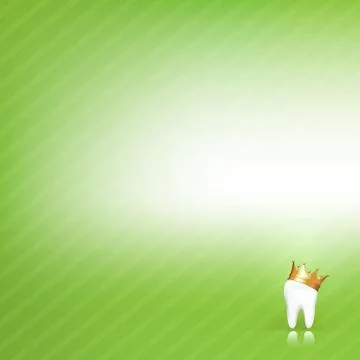 Dental vector background with tooth Stock Illustration