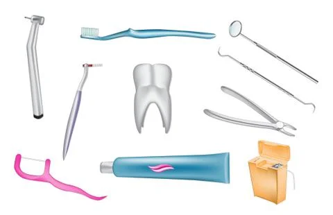 Dental vector illustrations Stock Illustration