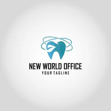 Dental vector logo design template Stock Illustration