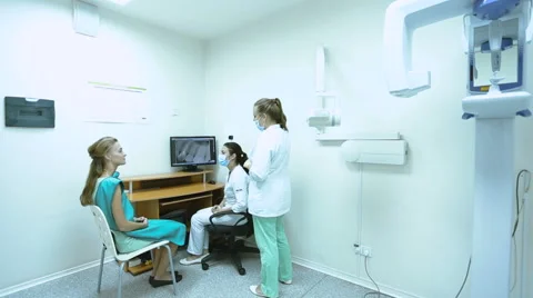 Dental x-ray diagnostics Stock Footage 68055575