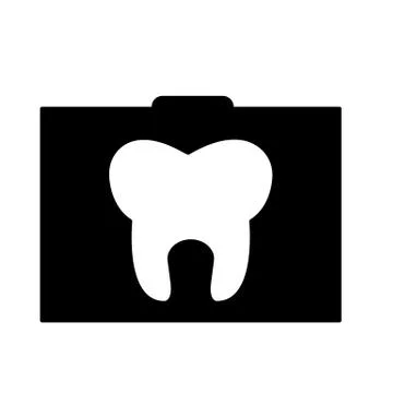 Dental x-ray icon element of dentistry icon for mobile concept and web apps.  Stock Illustration