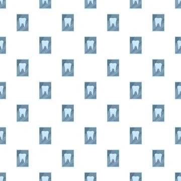 Dental x ray scanning pattern on white background Stockillustratie