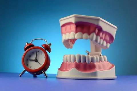 Dentist Appointment Clock Stock Photos