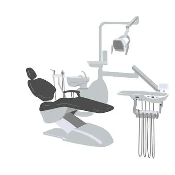 Dentist chair Stock Illustration