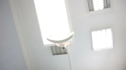 The dentist checks the mouth using tools. Point of view of patient in chair. Stock Footage 62134046