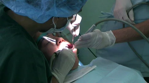 Dentist Cleaning Teeth 4 스톡 동영상 144241
