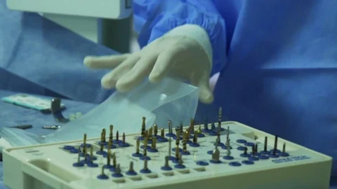 Dentist Equipment Stock Footage 105571325