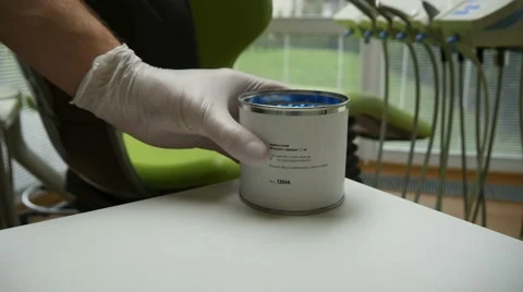 Dentist Equipment on Table Stock Footage 49692865