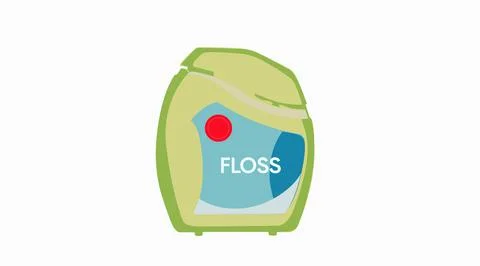 Dentist floss icon. Stock Illustration