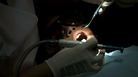 At the Dentist Stock Footage 33827997