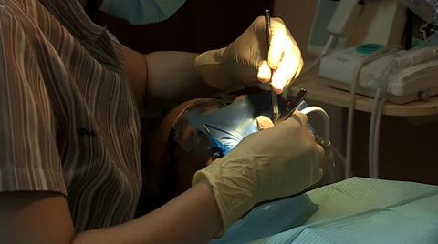 At the Dentist Stock Footage 33828717