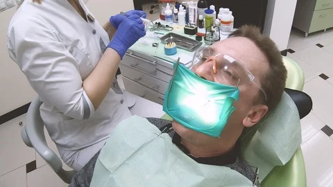 At the dentist Stock Footage 112541071
