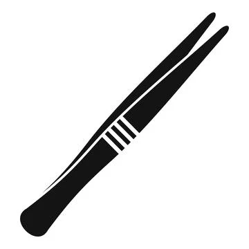 Dentist forceps icon, simple style Stock Illustration