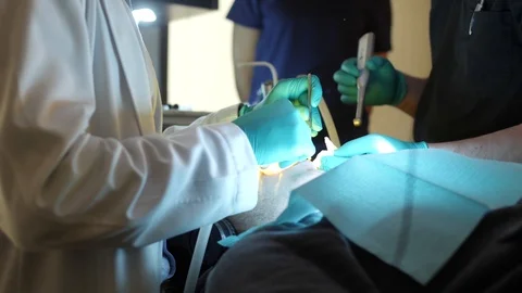 Dentist Hands Working | 2 Stock Footage 86579719