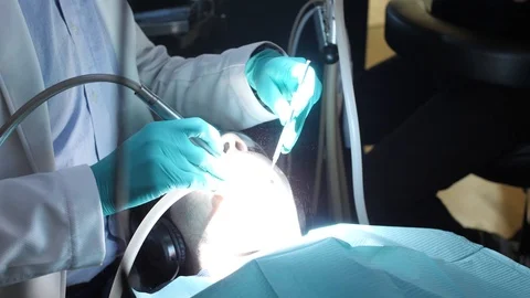 Dentist Hands Working Stock Footage 86579717