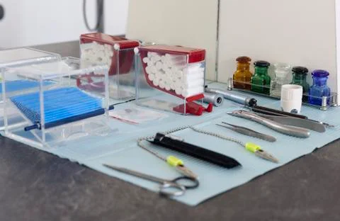 Dentist handtools Stock Photos