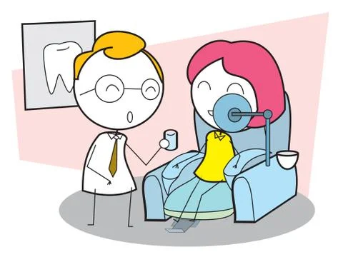 Dentist Stock Illustration