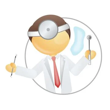 Dentist Stock-Illustration