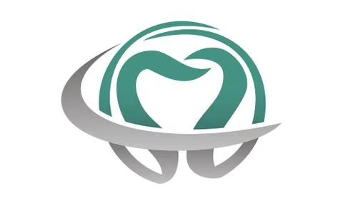 Dentist Logo Design Template Vector Stock Illustration
