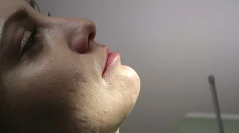 Dentist makes a mold of teeth Video stock 61851598