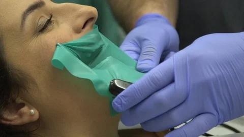 Dentist mouth bridge Stock Footage 113190089