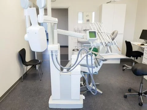 Dentist office. Interior of a dentist's office and special equipment Stock Photos