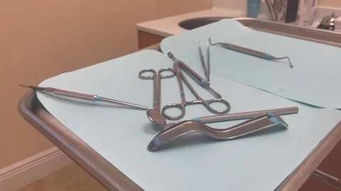 Dentist office tools 스톡 동영상 172336056