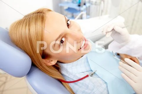 At dentist Stock Photos