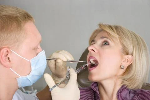 At the dentist Stock Photos