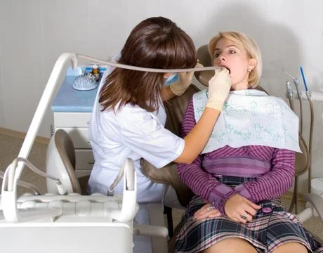 At the dentist Stock Photos