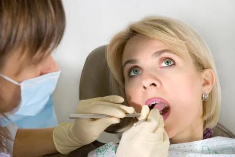 At the dentist Stock Photos