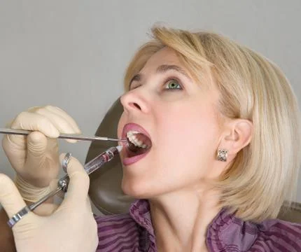At the dentist Stock Photos