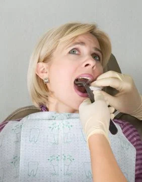 At the dentist Stock Photos