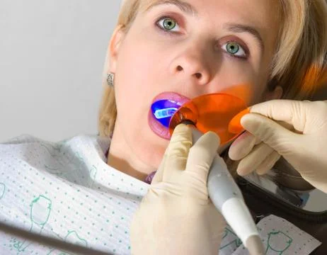 At the dentist Stock Photos