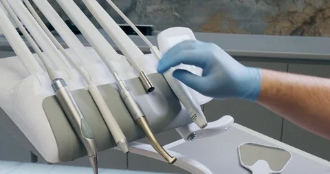 Dentist prepare tool to work Stock-Footage 129610892