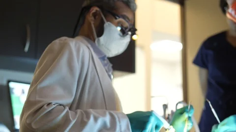 Dentist Push In Stock Footage 86579709