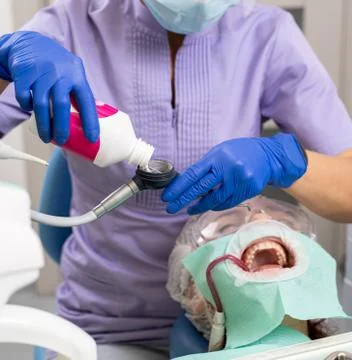 At the dentist s appointment Stock Photos