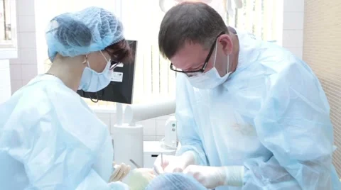 Dentist surgery Stock Footage 49491460
