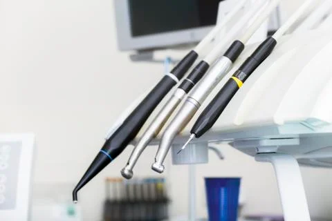 Dentist tools, burnishers Stock Photos