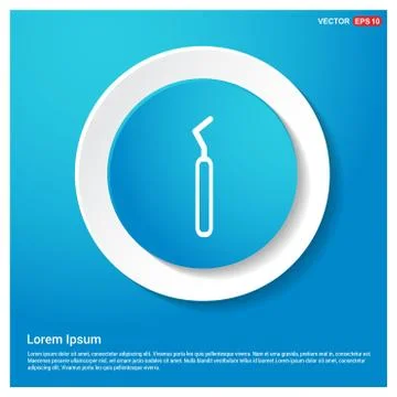 Dentist tools elements icon Stock Illustration