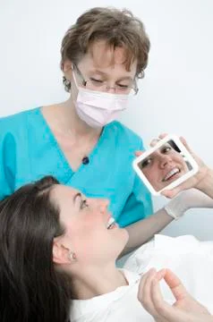 Dentist visit Stock Photos