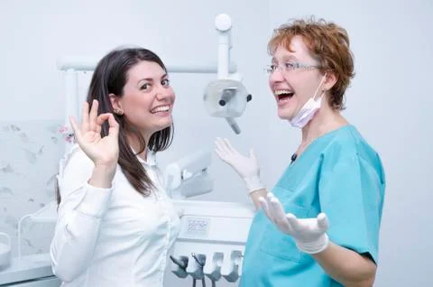 Dentist visit Stock Photos