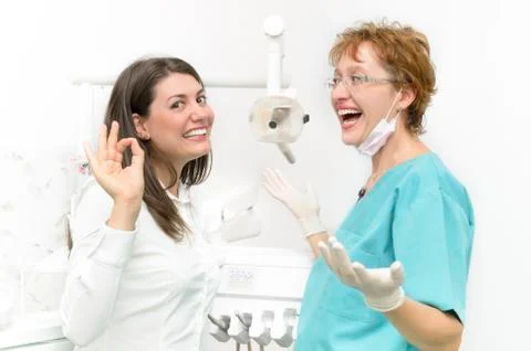 Dentist Visit Foto stock